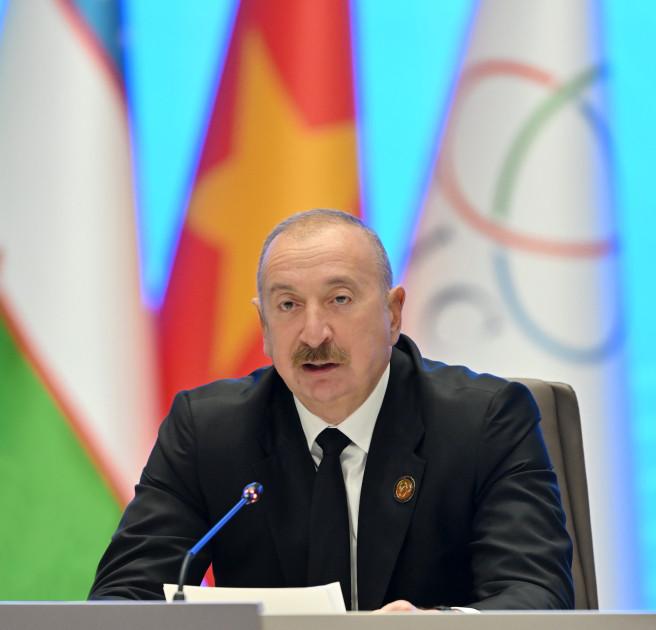 Bakıda AQEM-in 7-ci Zirvə Görüşü keçirilir Prezident İlham Əliyev tədbirdə çıxış edib<font color='red'> - YENİLƏNİB</font><font color=red> - FOTOLAR</font>