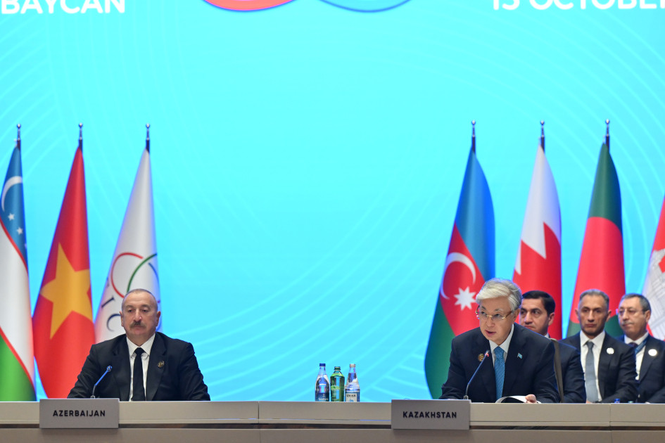 Bakıda AQEM-in 7-ci Zirvə Görüşü keçirilir Prezident İlham Əliyev tədbirdə çıxış edib<font color='red'> - YENİLƏNİB</font><font color=red> - FOTOLAR</font>