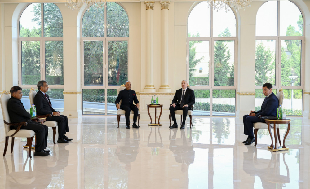 Prezident İlham Əliyev Hindistanın ölkəmizdə yeni təyin olunmuş səfirini qəbul edib<font color=red> - FOTOLAR</font>
