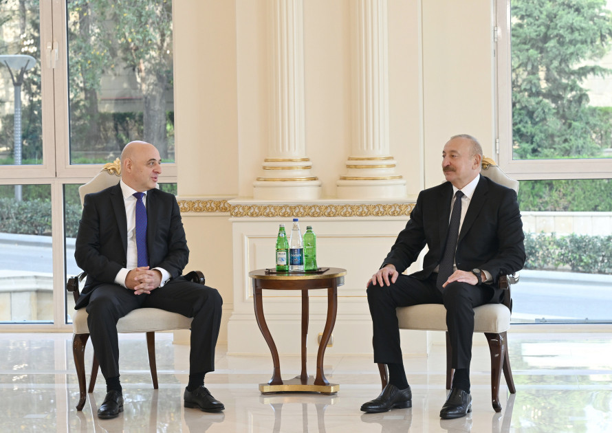 Prezident İlham Əliyev Gürcüstanın ölkəmizdə yeni təyin olunmuş səfirini qəbul edib<font color=red> - FOTOLAR</font>