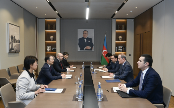 Ceyhun Bayramov AQEM-in Baş katibi ilə VII Sammitin nəticələrini müzakirə edib<font color=red> - FOTOLAR</font>