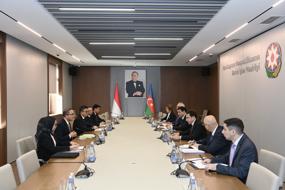 Azərbaycan və İndoneziya arasında siyasi məsləhətləşmələr keçirilib<font color=red> - FOTOLAR</font>