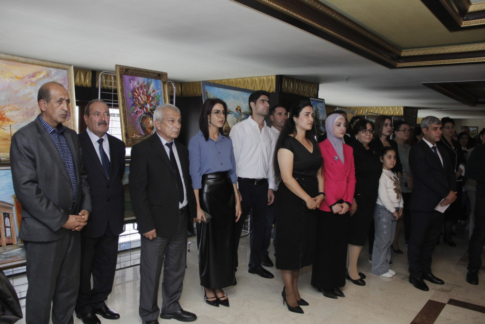 Rəssam Nizami Məmmədovun 60 illik yaradıcılığına həsr olunmuş sərgi açılıb<font color=red> - FOTOLAR</font>