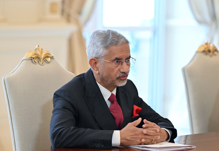 Azərbaycan Prezidenti İlham Əliyev Hindistanın xarici işlər nazirini qəbul edib<font color=red> - FOTOLAR</font>