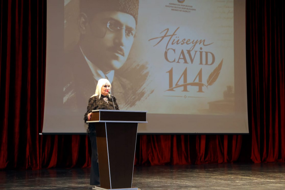 Görkəmli şair, dramaturq və mütəfəkkir Hüseyn Cavidin anadan olmasının 144-cü ildönümü qeyd olunub<font color=red> - FOTOLAR</font>
