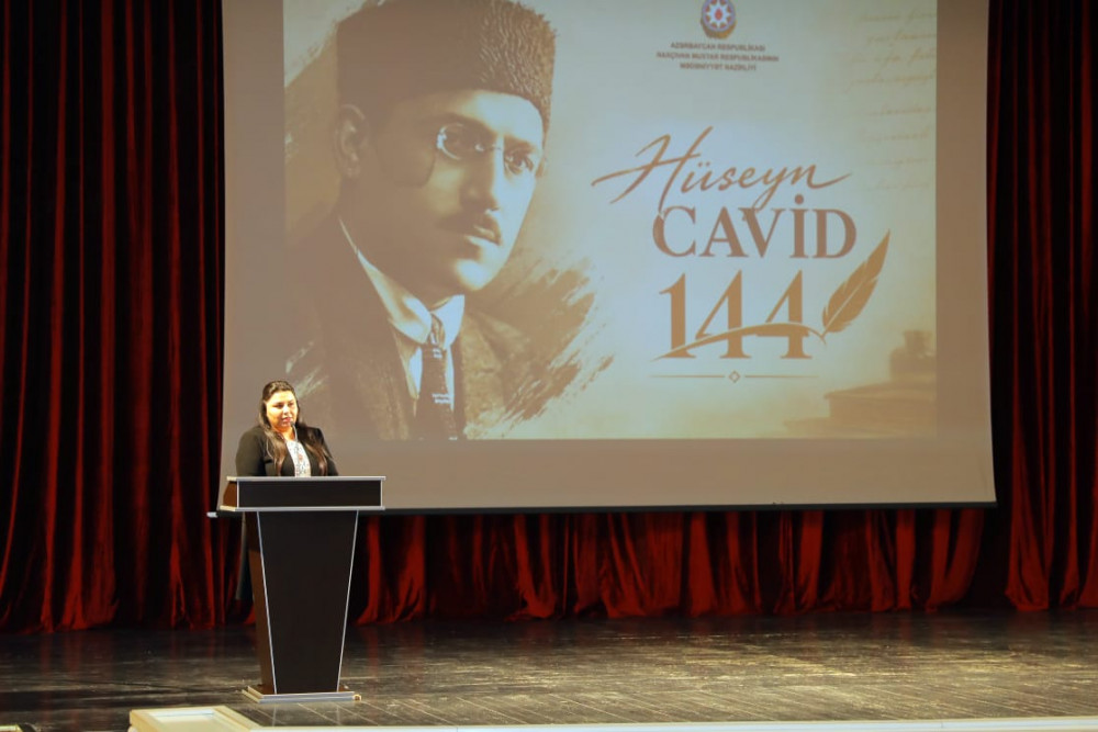 Görkəmli şair, dramaturq və mütəfəkkir Hüseyn Cavidin anadan olmasının 144-cü ildönümü qeyd olunub<font color=red> - FOTOLAR</font>