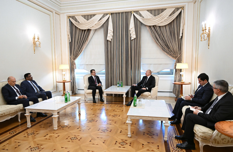 Prezident İlham Əliyev ICESCO-nun Baş direktorunu qəbul edib<font color=red> - FOTOLAR</font>