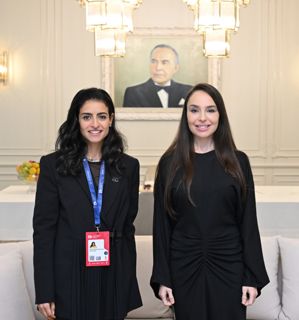 Leyla Əliyeva Dünya Turizm Təşkilatının Baş katibi ilə görüşüb<font color=red> - FOTOLAR</font>