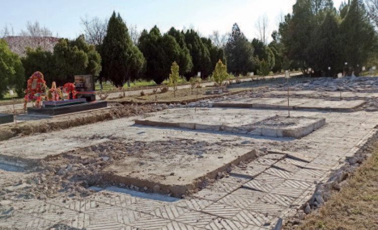 Sədərək rayon Şəhidlər xiyabanı əsaslı təmir olunur