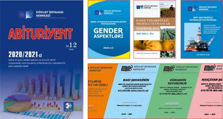 DİM 2020-ci il üçün tələbə qəbulu və buraxılış imtahanları nəticələrinə dair materialları “Abituriyent” jurnalının 12-ci nömrəsində nəşr edib