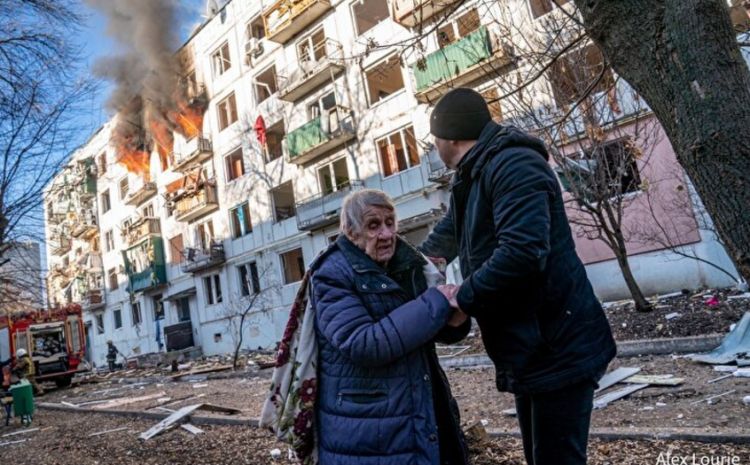 Müharibənin ilk günü<font color=red> - FOTOLAR</font>