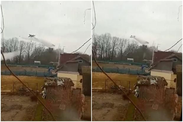 Rusiya aviasiyası Ukraynada yaşayış evlərini bombalayır<font color=red> - VİDEO</font>