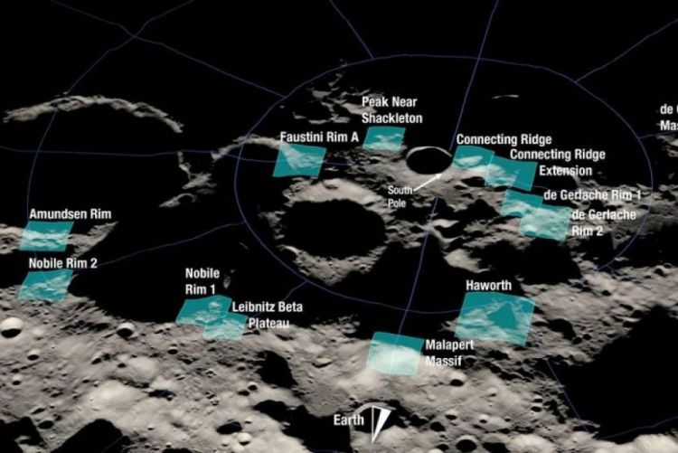 NASA “Artemida III” üçün 13 mümkün enmə zonasını müəyyən edib