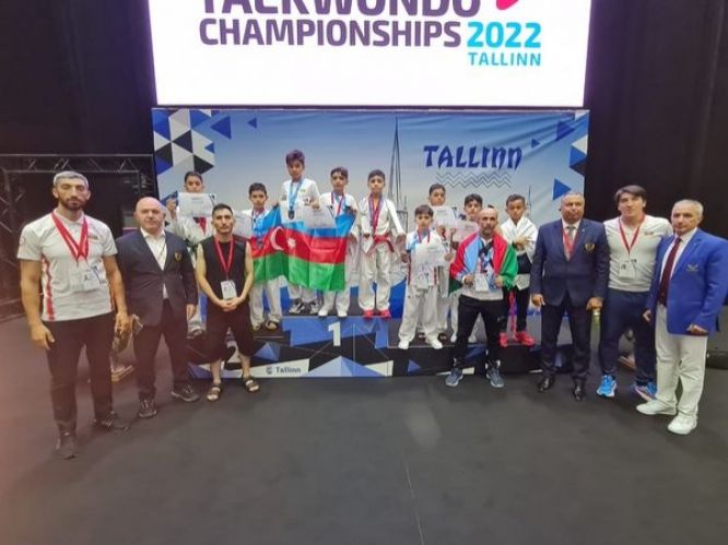Avropa çempionatının ilk günündə Azərbaycan taekvondoçuları 9 medal qazanıb