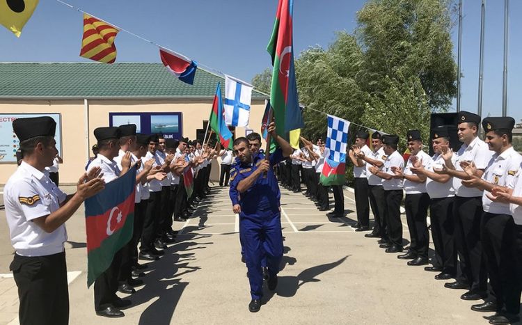 Hərbi dənizçilərimiz növbəti mərhələdə ən yüksək xalı toplayıblar<font color=red> - VİDEO</font>
