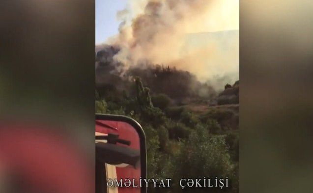 FHN ermənilərin Laçında törətdiyi yanğınlar barədə görüntülər yayıb<font color=red> - VİDEO</font>
