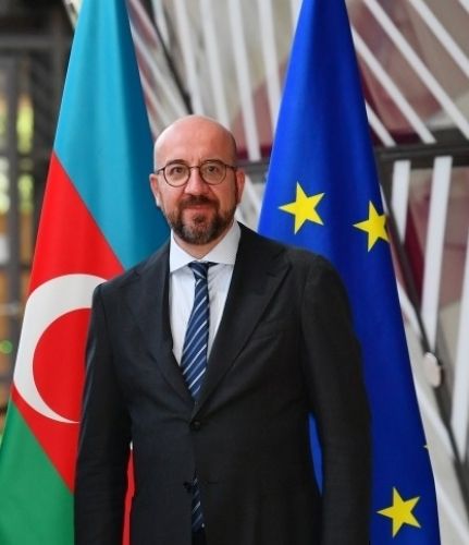 Prezident İlham Əliyev və Baş nazir Nikol Paşinyanla görüşdən sonra Avropa İttifaqı Şurasının Prezidenti Şarl Mişel mətbuata bəyanat verib