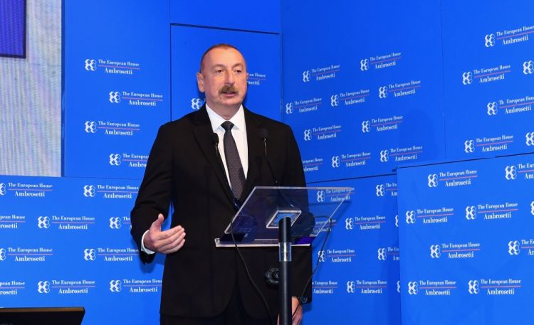Azərbaycan Prezidenti: Ölkəmiz on ildən çoxdur ki, qonşu dövlətlər üçün etibarlı qaz ixracatçısına çevrilib