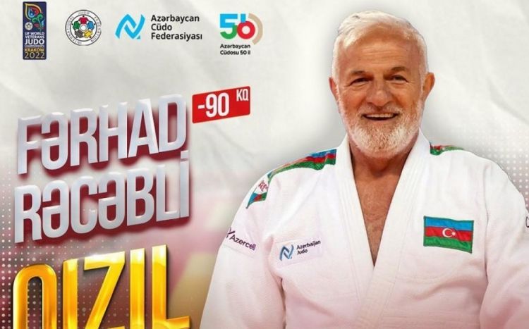 Veteran cüdoçumuz Fərhad Rəcəbli onuncu dəfə dünya çempionu olub