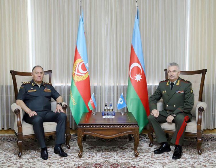 Azərbaycan Ordusunun Baş Qərargah rəisi MDB Müdafiə Nazirləri Şurasının katibi ilə görüşüb
