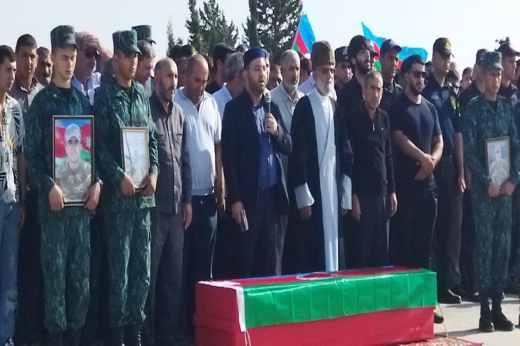 Şəhid Rafail Fətullayev Neftçalada dəfn olunub