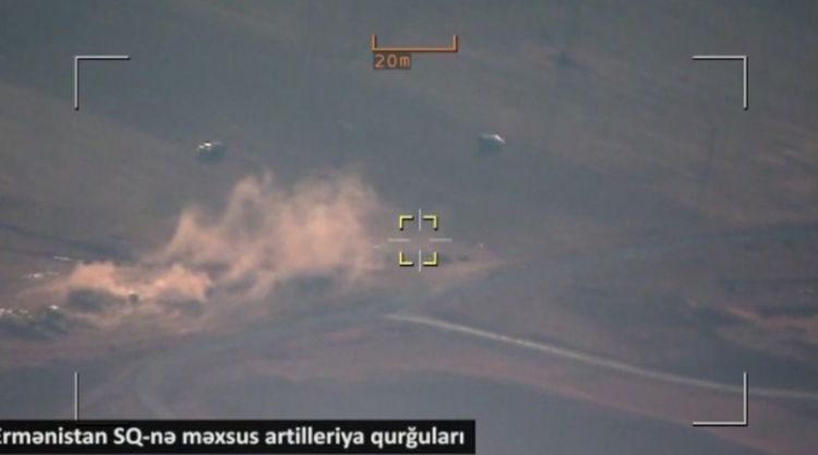 Ermənistan ordusunun mövqelərinin məhv edilməsinin yeni görüntüləri<font color=red> - VİDEO</font>