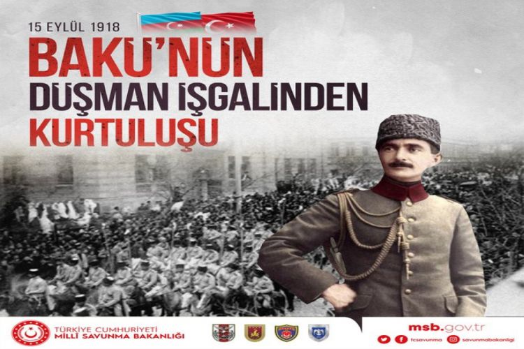 Türkiyə MN Bakının işğaldan azad olunması ilə bağlı paylaşım edib