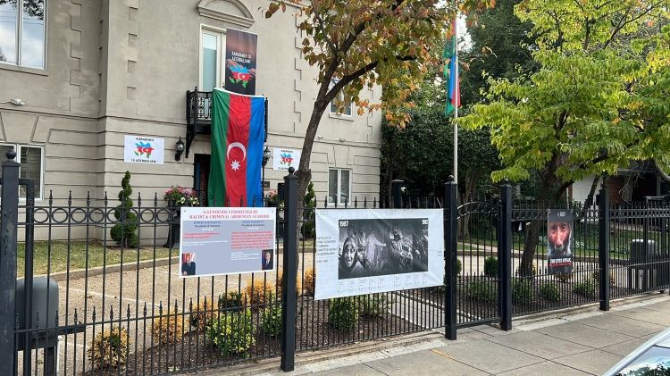 ABŞ-dakı ermənilərin Azərbaycan səfirliyinin qarşısında aksiya keçirmək cəhdi uğursuzluqla nəticələnib<font color=red> - FOTOLAR</font>