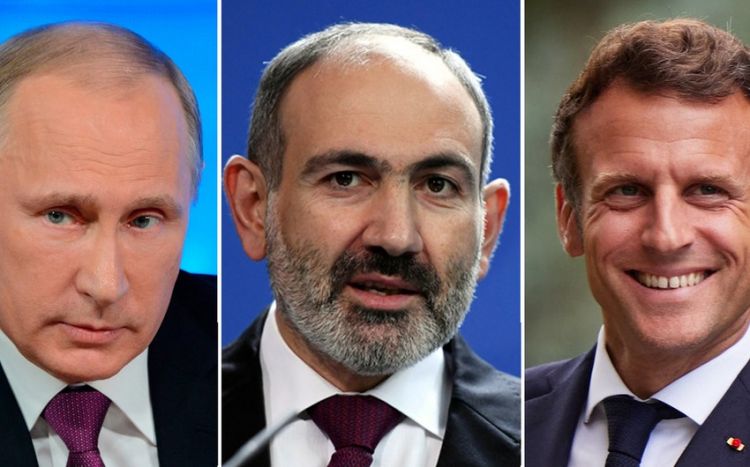 Paşinyan Putin və Makronla sərhəddəki vəziyyəti müzakirə edib