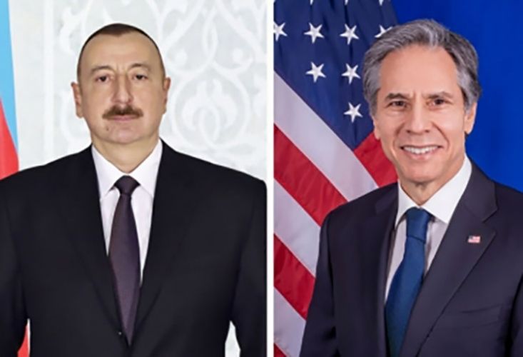 ABŞ dövlət katibi Antoni Blinken Azərbaycan Respublikasının Prezidenti İlham Əliyevə zəng edib
