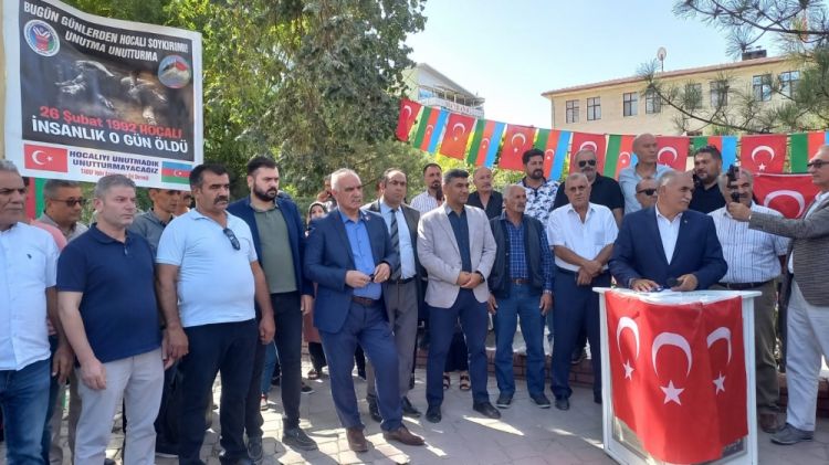 İqdırda keçirilən aksiyada Ermənistanın Azərbaycana qarşı hərbi təxribatları kəskin pislənilib<font color=red> - FOTOLAR</font>
