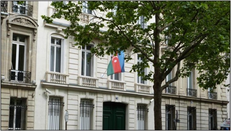 Azərbaycanın Fransadakı səfirliyi erməni fanatiklərin hücumları ilə bağlı bəyanat yayıb