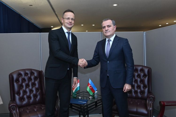 Azərbaycan və Macarıstan XİN başçıları görüşüb