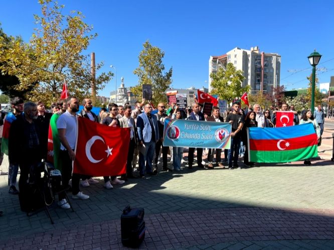 Əskişəhərdə erməni təxribatlarına qarşı aksiyası keçirilib