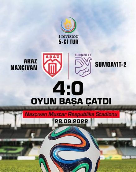 “Araz-Naxçıvan” çempionatda 5-də 5 edib