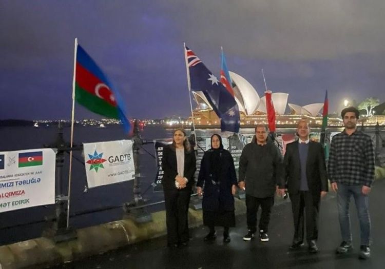 Sidney şəhərində Ermənistanın təxribatlarına etiraz edilib