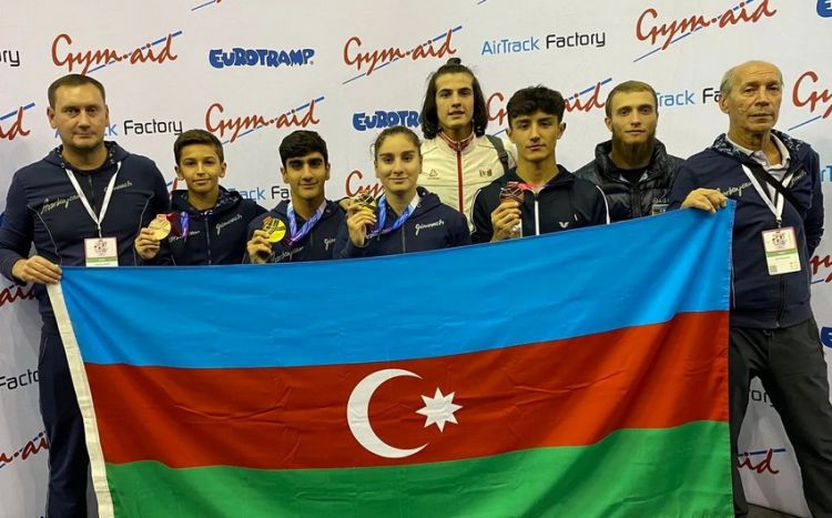 Azərbaycan gimnastları Böyük Britaniya çempionatında 4 medal qazanıblar