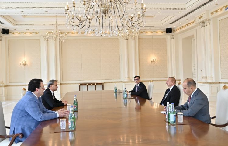 Prezident İlham Əliyev Beynəlxalq Şahmat Federasiyasının Prezidentini qəbul edib