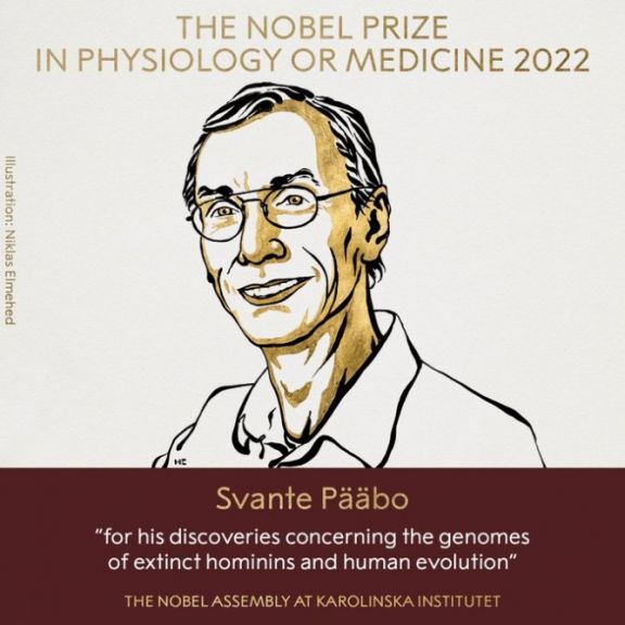 İsveç alimi Svante Pyebo fiziologiya və tibb sahəsində Nobel mükafatına layiq görülüb