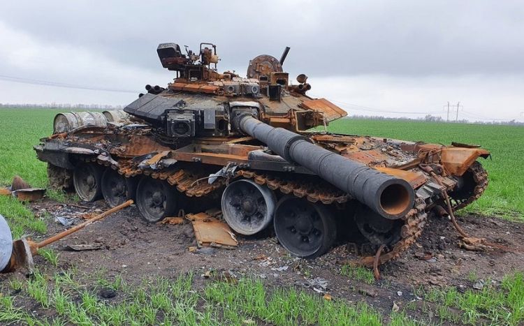Ukrayna Baş Qərargahı: "Son sutkada Rusiyanın 44 tankı məhv edilib"