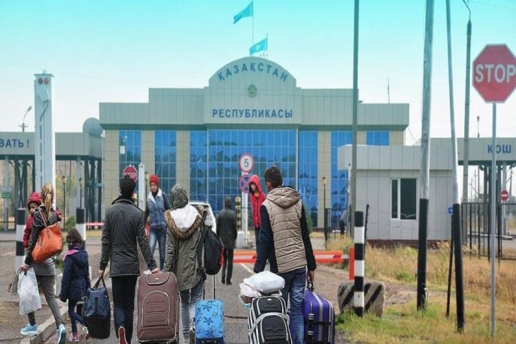 Son 14 gündə Rusiyadan Qazaxıstana 200 mindən çox rusiyalı gəlib