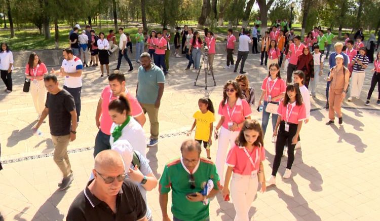 Olimpiada iştirakçılarının Naxçıvanla tanışlığı davam edir<font color=red> - VİDEO</font>