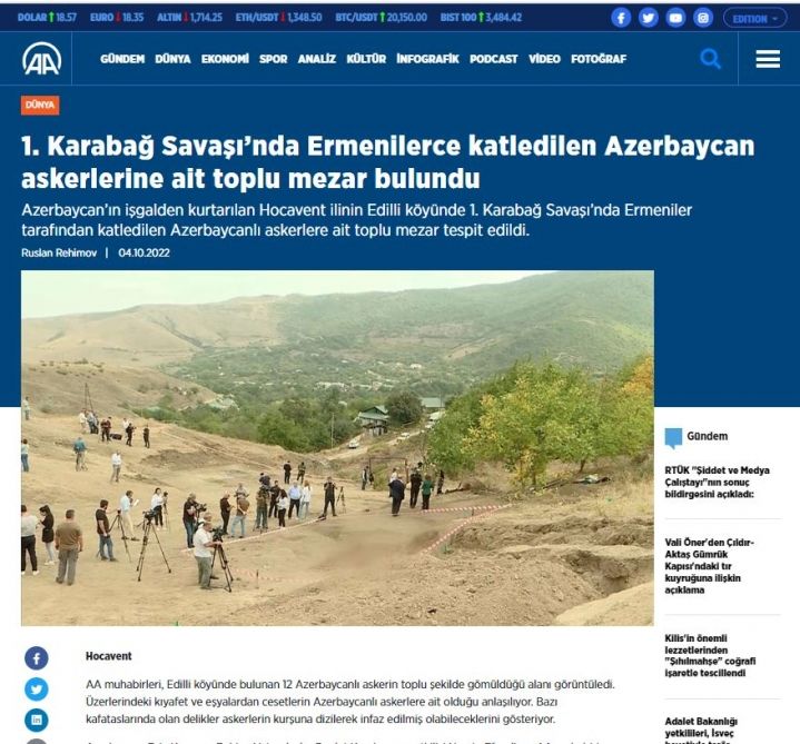 Türkiyə mətbuatı ermənilərin Edilli kəndində törətdikləri vəhşiliyi bəşəri cinayət kimi dəyərləndirib<font color=red> - FOTOLAR</font>