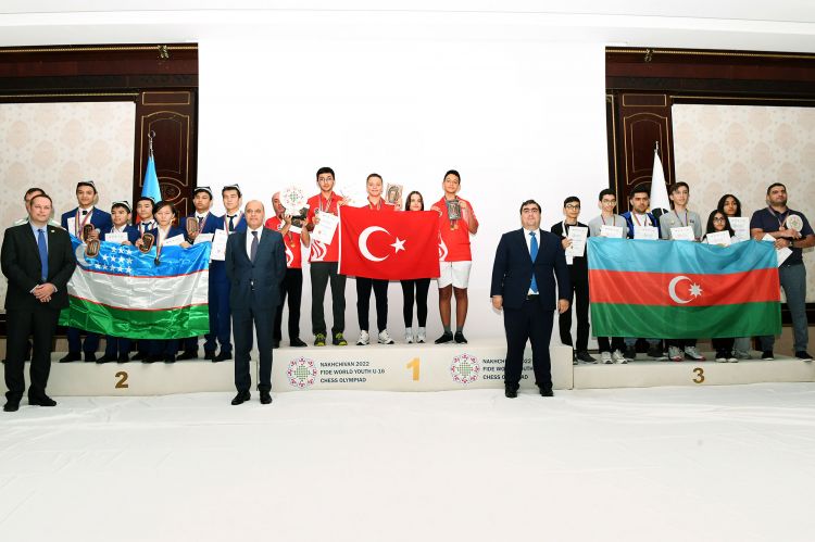 16 yaşadək yeniyetmələr arasında Ümumdünya  Şahmat Olimpiadasının bağlanış mərasimi keçirilib<font color='red'> - YENİLƏNİB</font><font color=red> - VİDEO</font>