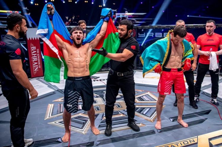 MMA döyüşçümüzün Qazaxıstanın Octagon Liqasında debütü uğurlu alınıb