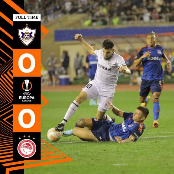 "Qarabağ" Bakıda "Olimpiakos"la heç-heçə edib<font color='red'> - YENİLƏNİB</font>
