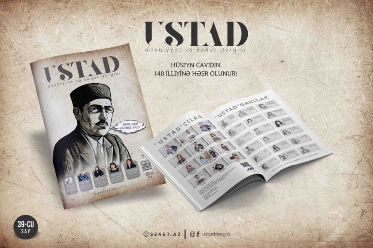  “Ustad” jurnalının 39-cu nömrəsi Hüseyn Cavidə həsr edilib