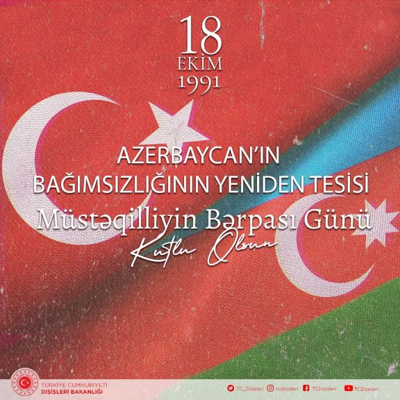 Türkiyə XİN Azərbaycanı təbrik edib