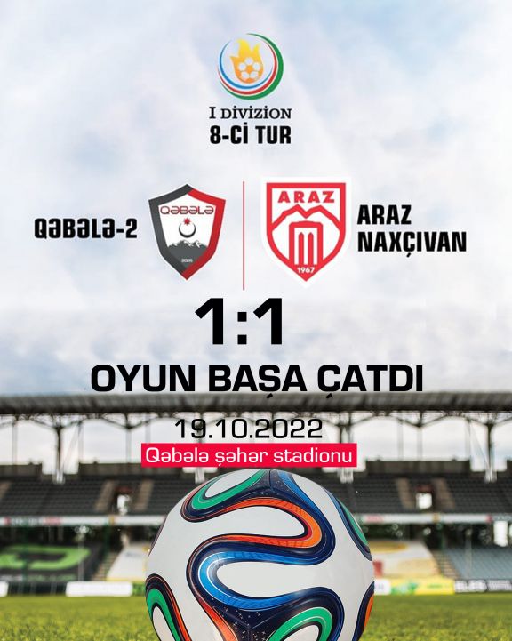 “Araz-Naxçıvan” “Qəbələ-2” ilə heç-heçə edib