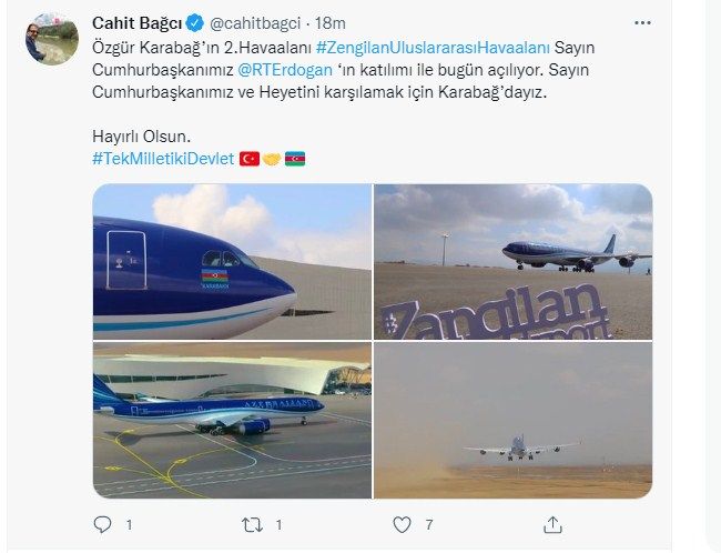 Türkiyə səfiri: "Prezident Rəcəb Tayyib Ərdoğanı qarşılamaq üçün Zəngilandayıq"